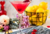 Sweet Tart Raspberry Lemon Drop Martini
