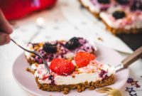 Red, White & Blue No-Bake Fruit Tart
