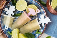 Spiked Ginger Lime Pops