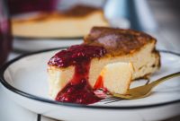 Golden Semolina Cheesecake