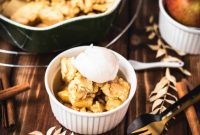 Quick Apple Crisp Without Oats
