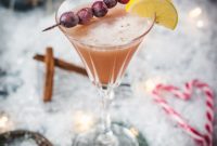 Spiced Cranberry Whiskey Sour