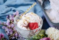 Strawberry Shortbread Swirl Ice Cream