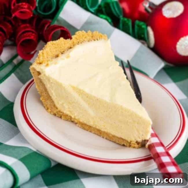 eggnog pie