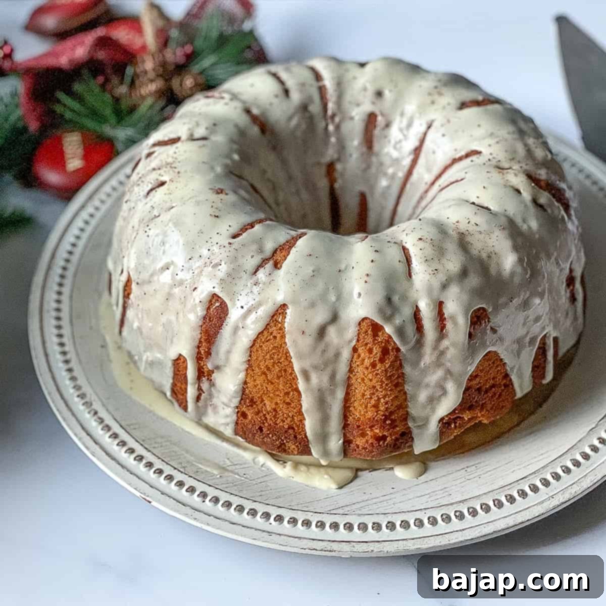 eggnog cake