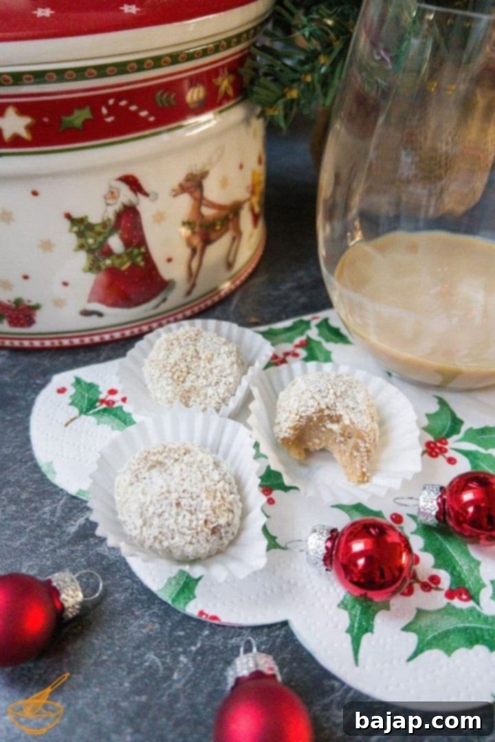 Ready to eat Baileys salted caramel bliss balls