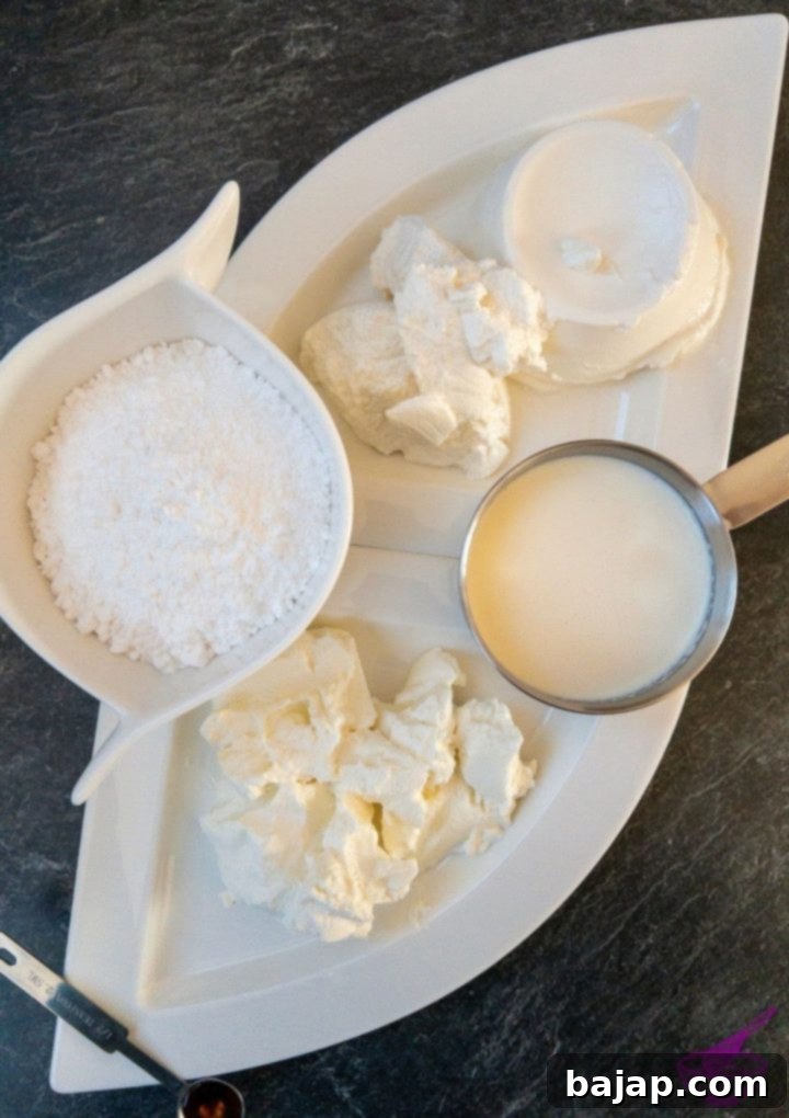 ricotta vanilla cream ingredients