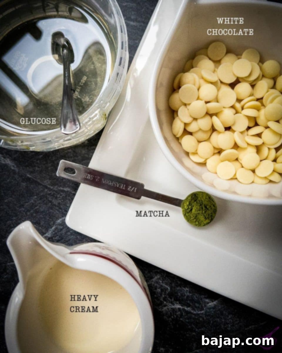 St Patricks Day Emerald Matcha Truffle Delight 3 Only four main ingredients are needed to make these wonderful Matcha truffles.