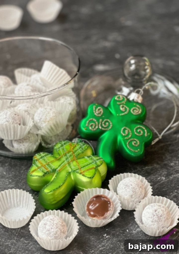Homemade Baileys Chocolates ready to eat