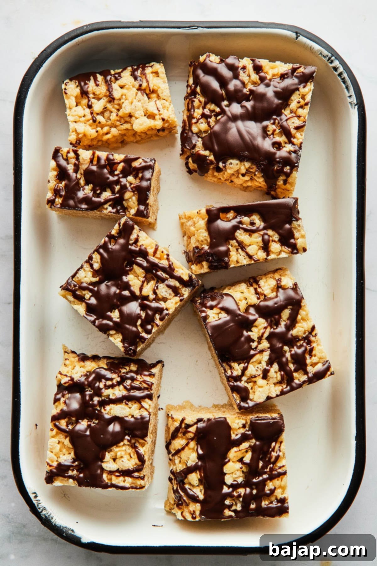 Beyond the Bowl What to Do with Melted Chocolate 8 peanut butter rice krispie treats