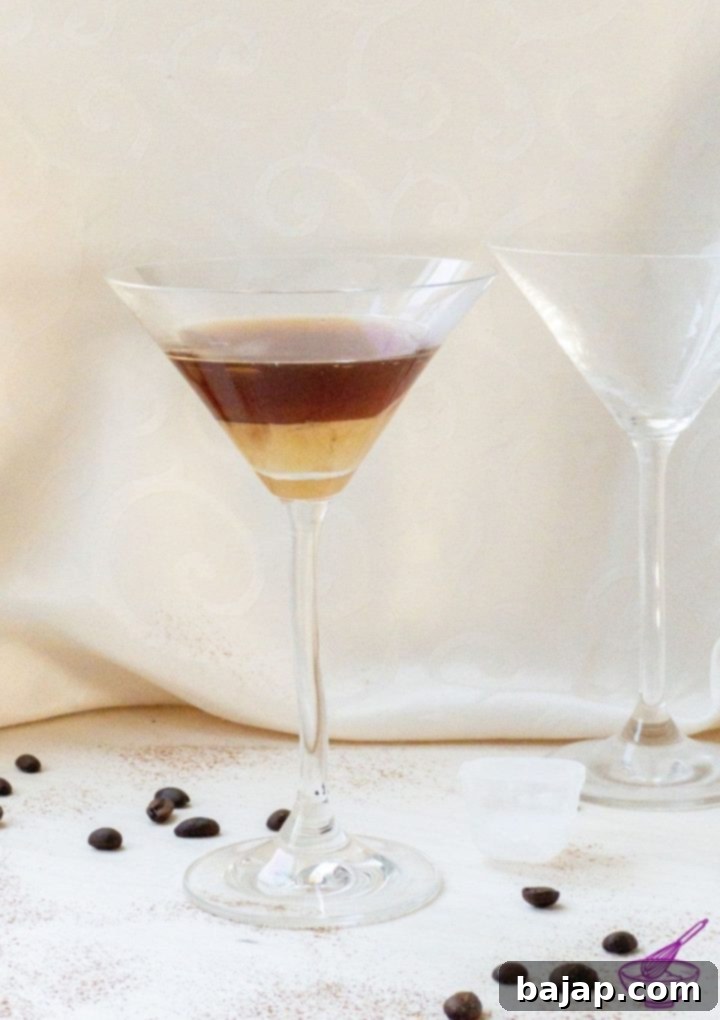 french press eggnog coffee served cold