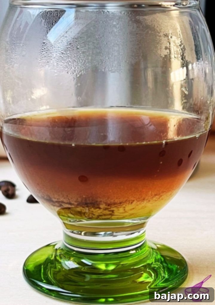french press eggnog coffee served warm