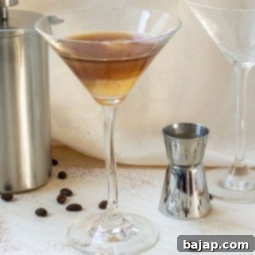 french press eggnog coffee served cold