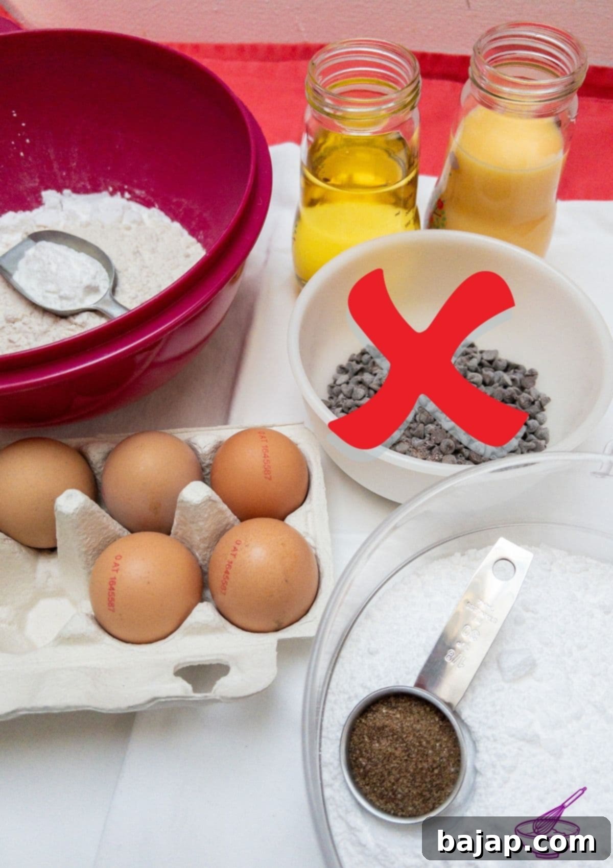 Ingredients Potato flour eggnog cake