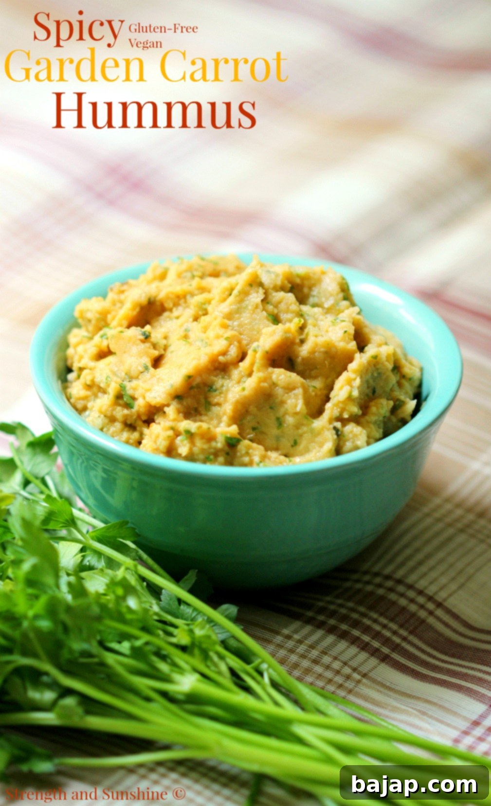 Spicy Garden Carrot Hummus