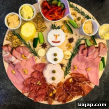ready to serve Christmas charcuterie board