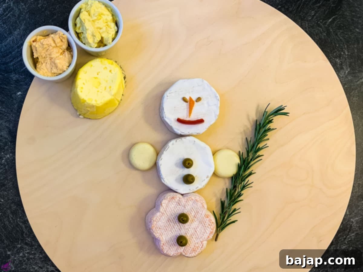 place the bread spreads and the salted butter in the upper left quadrant