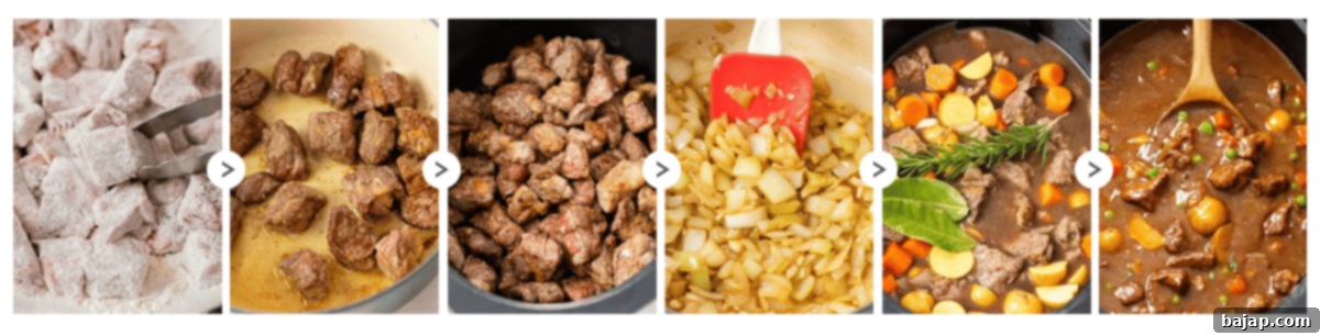 Step by Step Crockpot Beef Stew Recipe