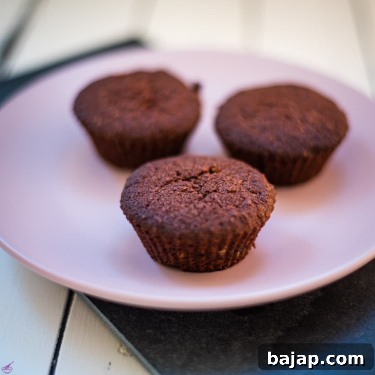 Flourless chocolate muffins.