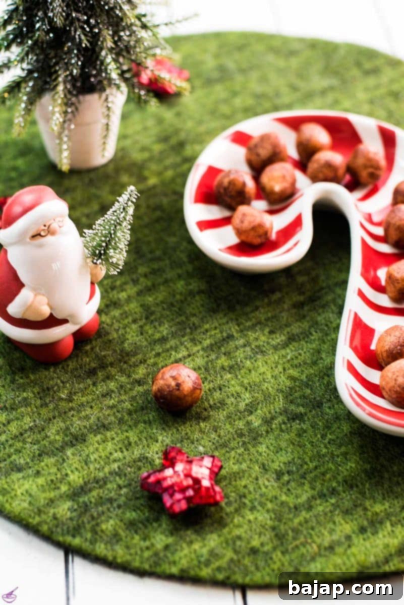 Homemade marzipan candy (aka marzipan potatoes) with a tad of delicious orange flavored booze.