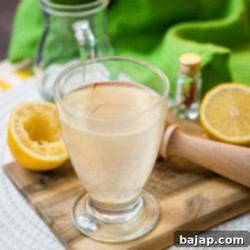 An immune boosting water with lemons and saffron threads! Gorgeous looking and delicious!