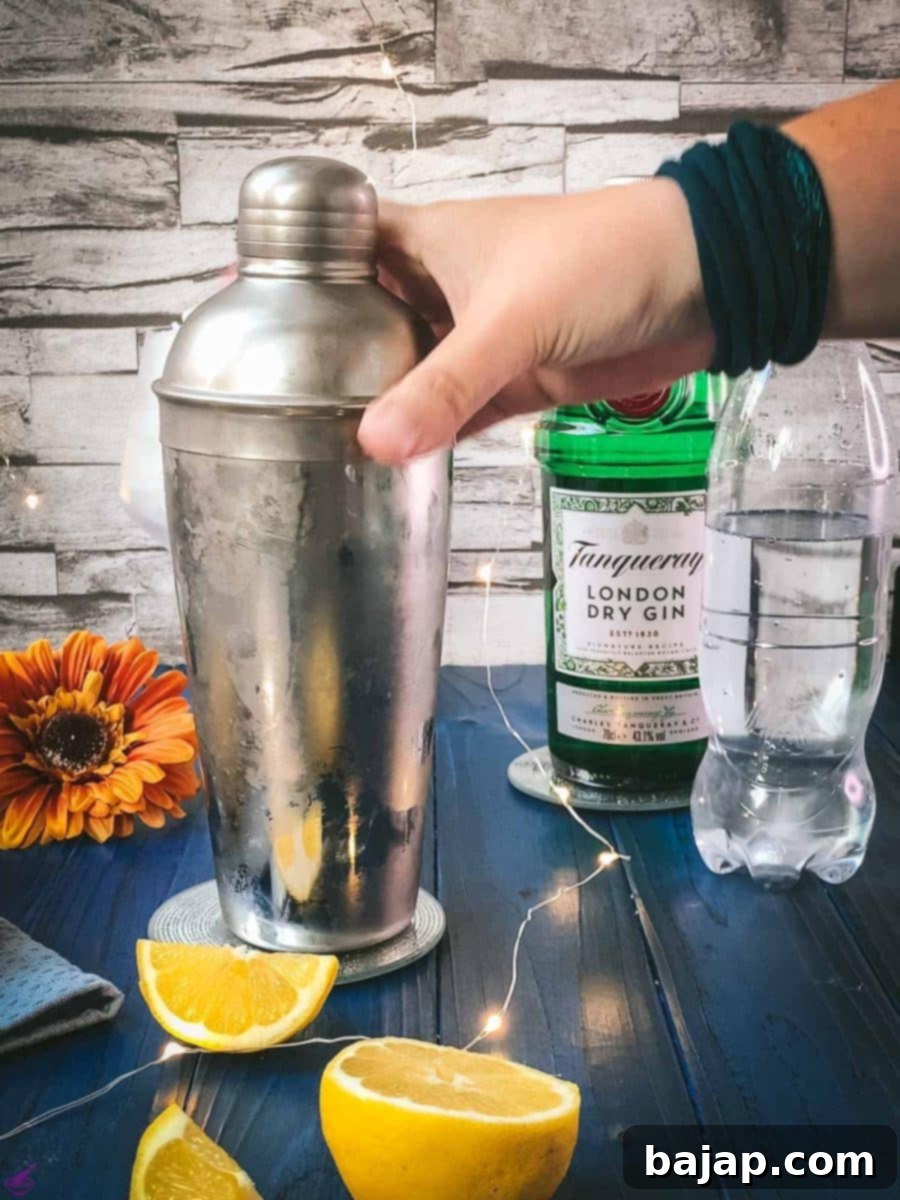 Mix well with your shaker.