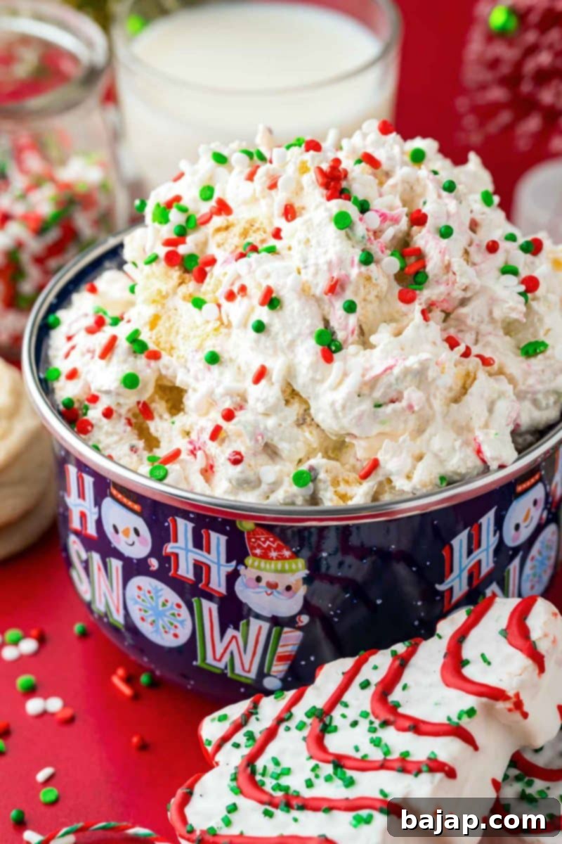 Creative Little Debbie Christmas Tree Cake Dip, a festive dessert idea.