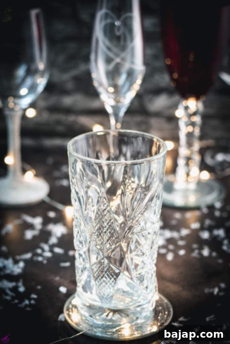 Mastering Tall Glassware: Elevate Every Sip 4 A variety of gorgeous wine, sparkling wine, and collins glasses placed in dark room.
