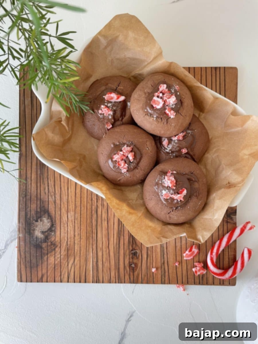 5 Ingredient Nutella Candy Cane Cookies, festive and easy to make