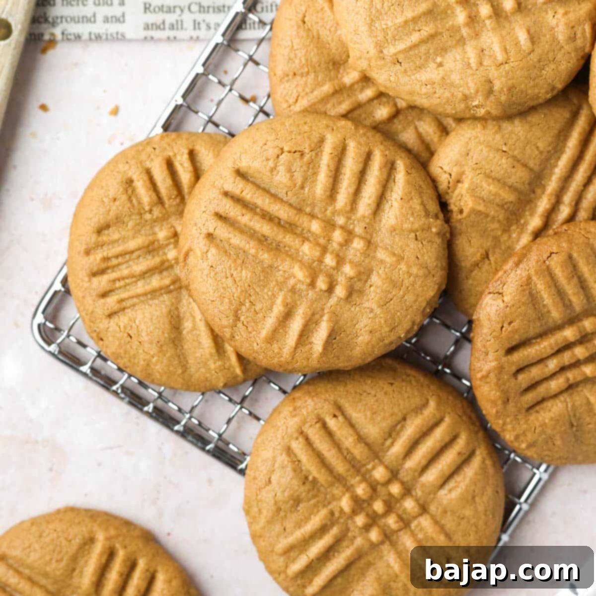Easy 2-ingredient peanut butter cookies