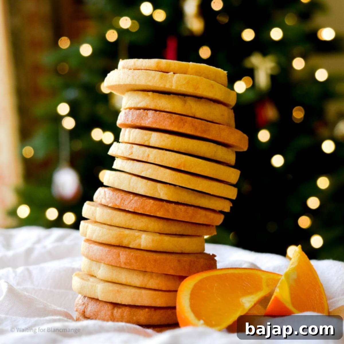 Old fashioned orange cookies, sliced and baked.