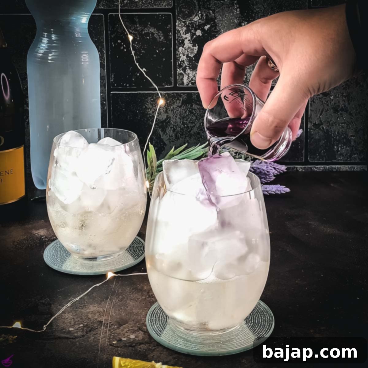 Add the lavender Syrup.