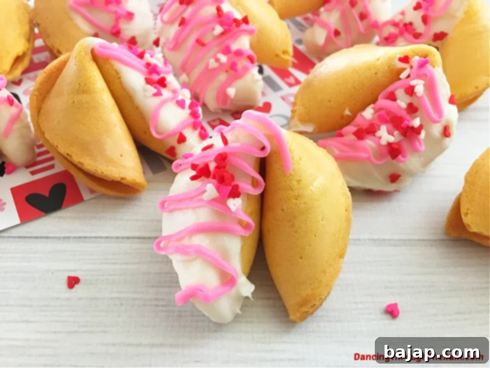 Cupid's Kitchen Valentine's Day Treats 32 Valentine's Day themed fortune cookies with charming messages.