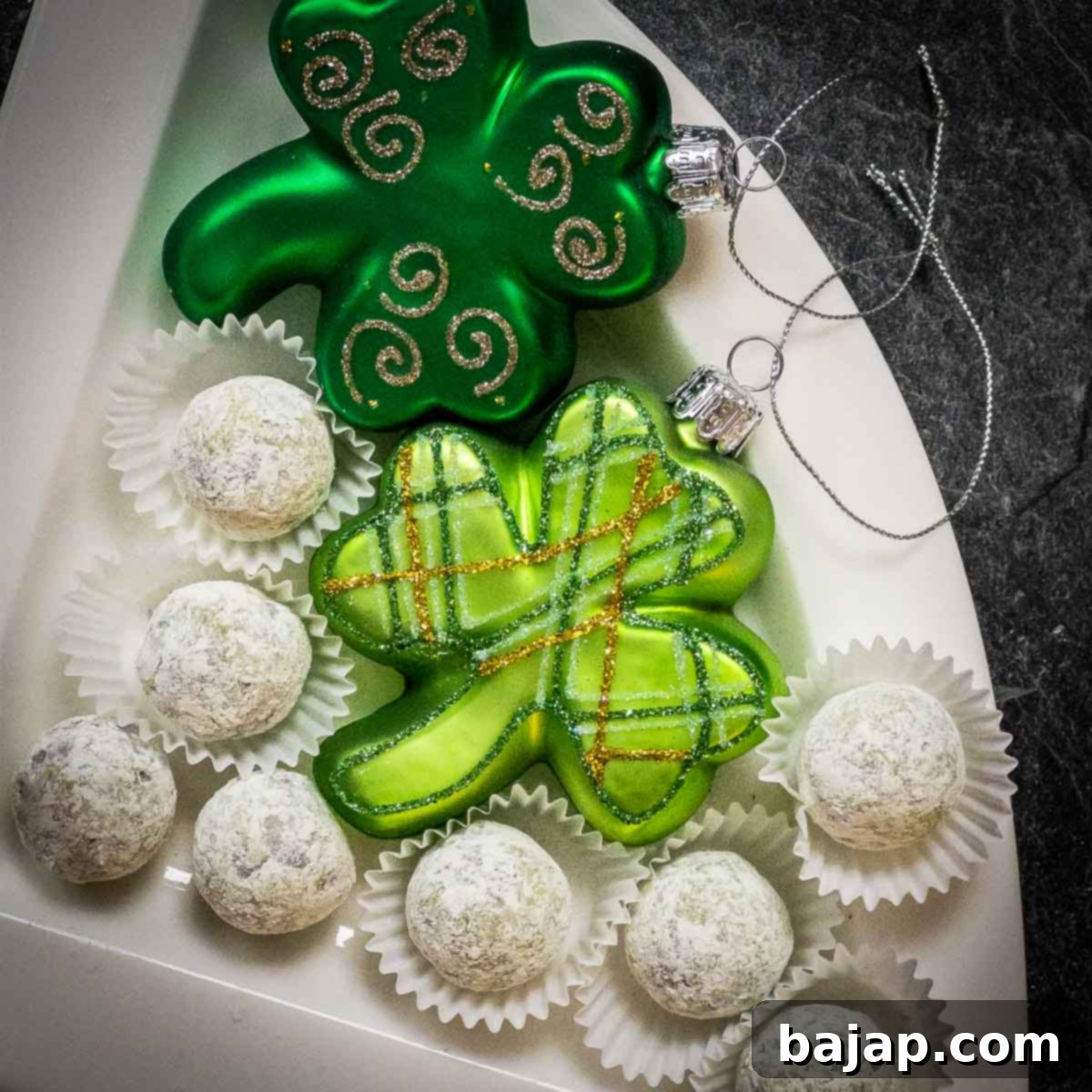 Matcha Green Tea Truffles ready to eat