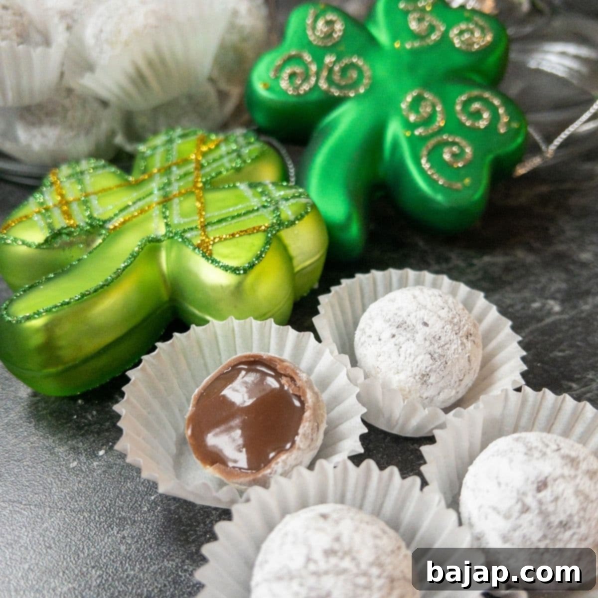 Homemade Baileys Chocolates ready to eat