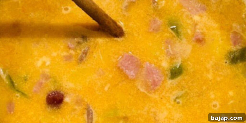 This easy Thai curry chili is a great way to warm up on a chilly winter day. Coconut milk, peanut sauce mix, curry paste, turkey, ham, and vegetables combine to create a delicious, festive flavor experience.