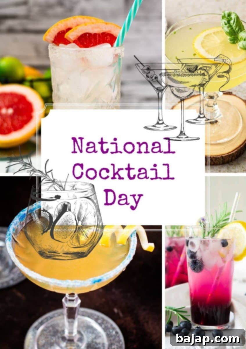 Raise your glass and toast to National Cocktail Day with our curated collection of tantalizing recipes! From classic cocktails to trendy twists, discover the perfect libation to celebrate in style on March 24th. Cheers to mixology magic and unforgettable moments with friends!