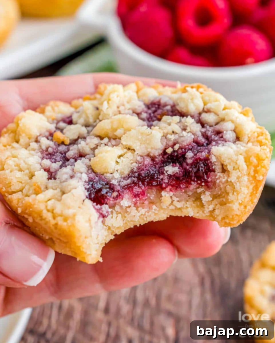 Irresistible Mother's Day Cookies Mom Will Love 22 Jam-filled Raspberry Crumble Cookies