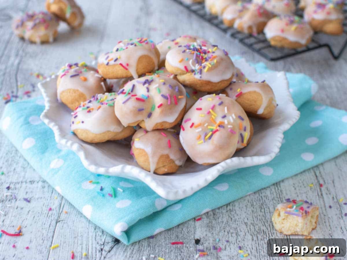 Traditional Italian Knot Cookies, perfect for any celebration, symbolizing tying the knot.