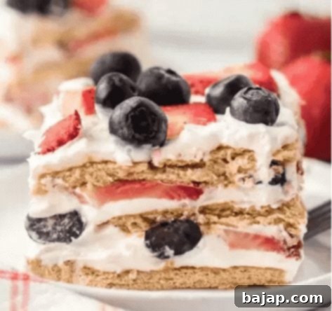 Fourth of July no-bake desserts roundup: 4th of July Icebox Cake