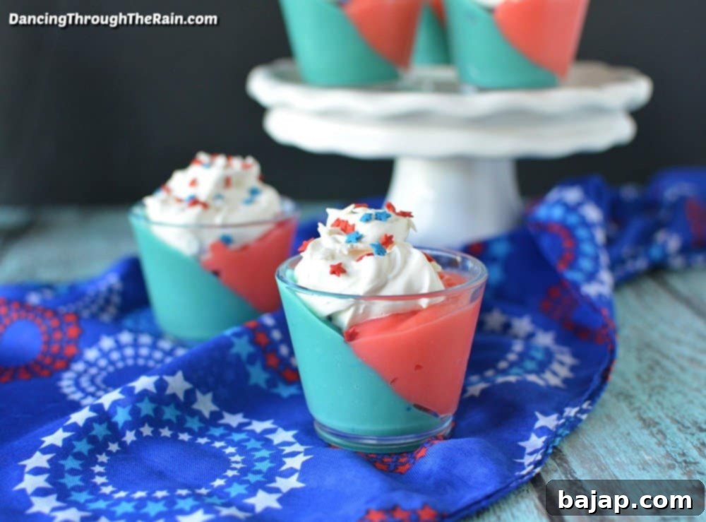 Fourth of July no-bake desserts roundup: Patriotic Pudding Cups