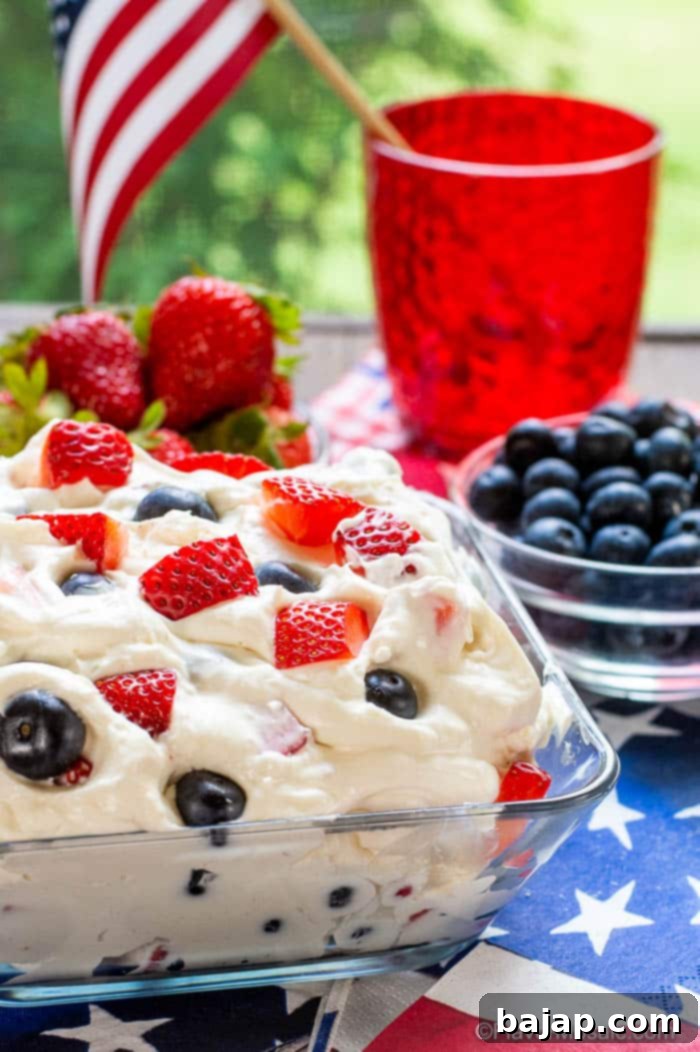 Fourth of July no-bake desserts roundup: Berry Cheesecake Salad