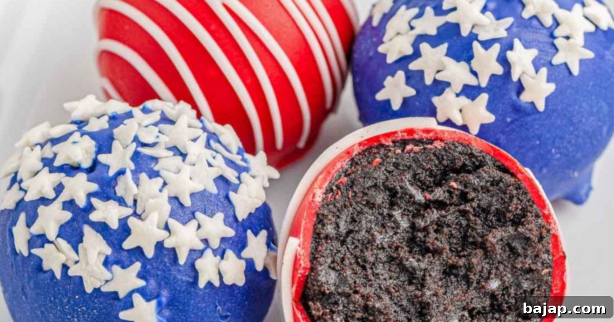 Fourth of July no-bake desserts roundup: Red White and Blue Oreo Balls