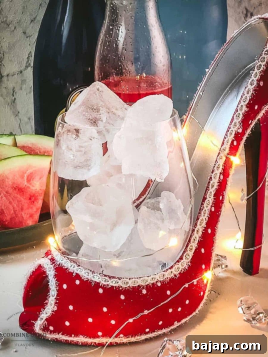 Glass filled with cubed ice.