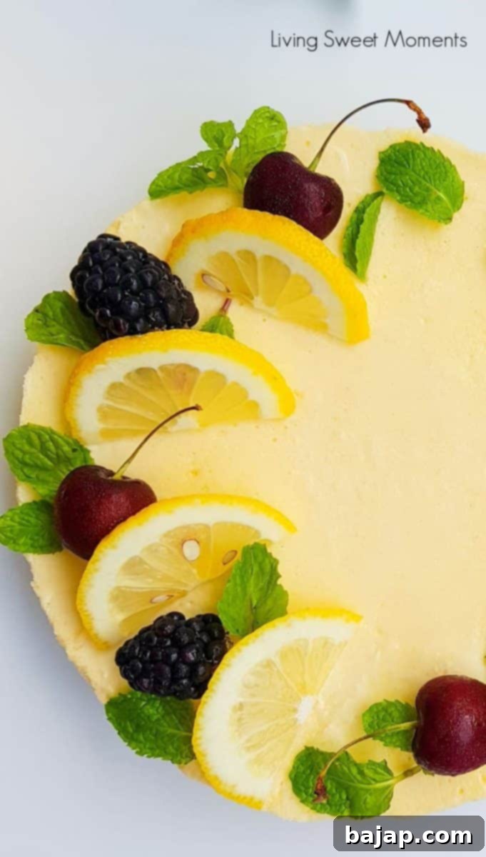 A slice of light and tender lemon chiffon cake.