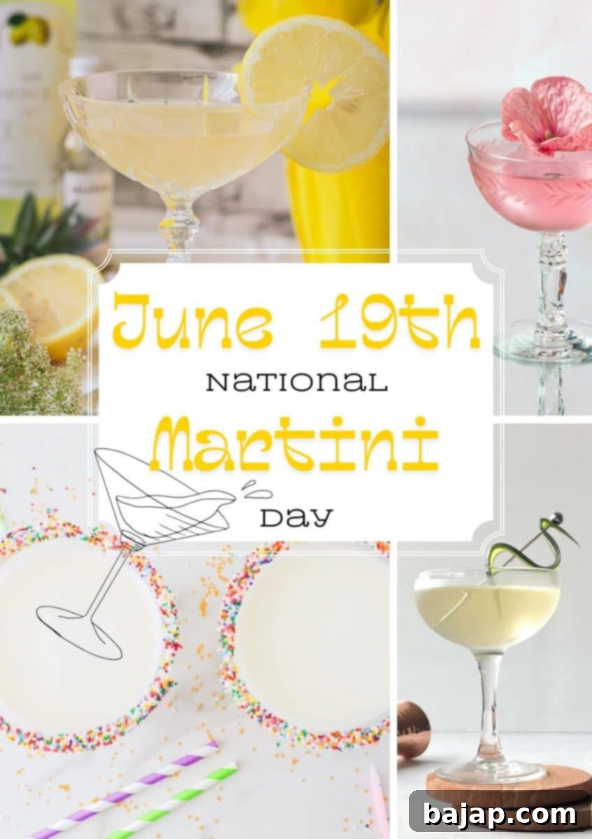 36 Irresistible Martini Recipes for National Martini Day on June 19th!
