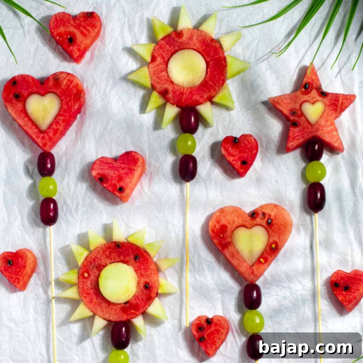Refreshing fresh watermelon lollies, perfectly shaped and ready to enjoy on a stick.