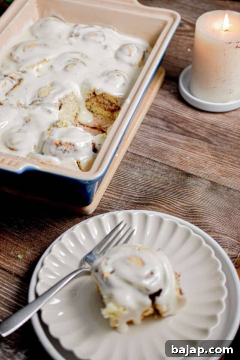 Cinnamon Rolls with Self Rising Flour and cream cheese icing