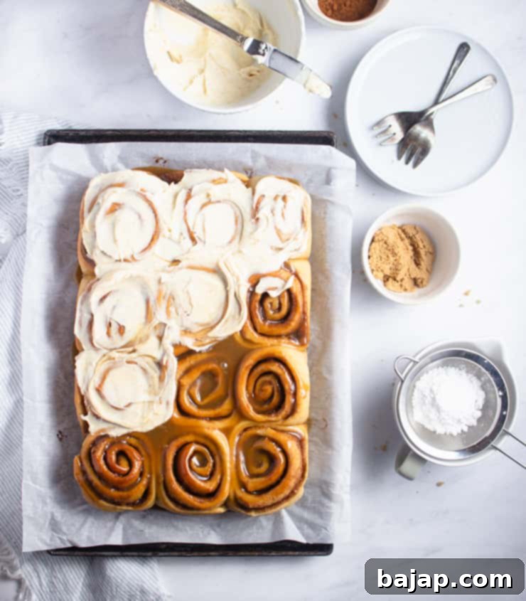 Bourbon Butterscotch Cinnamon Rolls