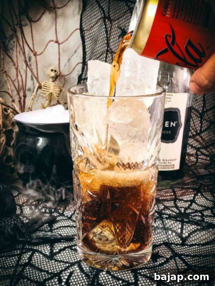 Step 3: Top with Coke.